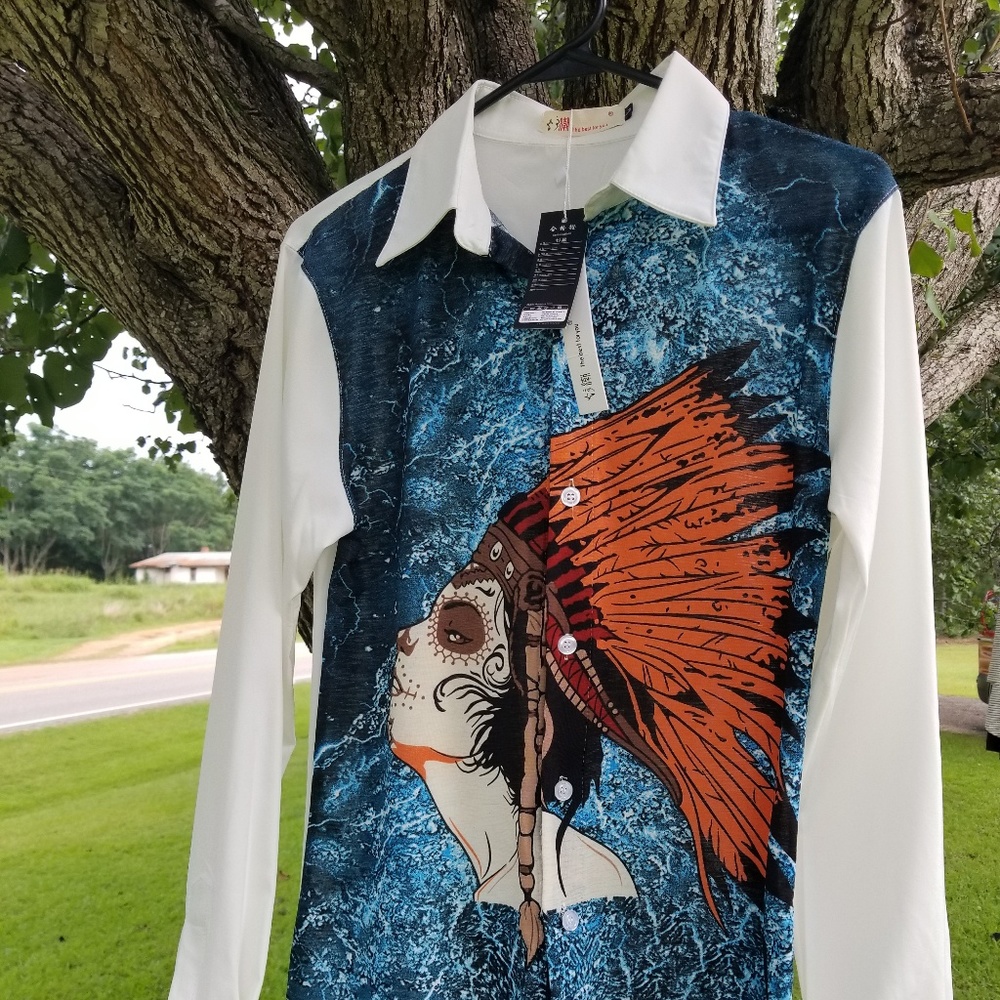 Korean Brand Street Style Button-Down Shirt